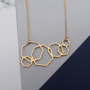 Heptagons Necklace