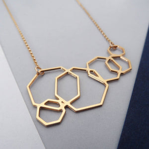 Heptagons Necklace