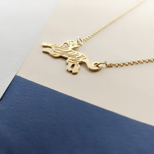 Tiger Jump Necklace