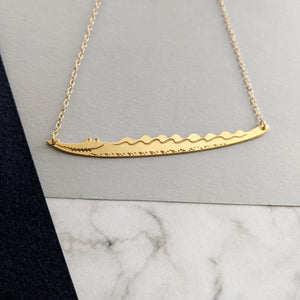crocodile necklace by pieceofka
