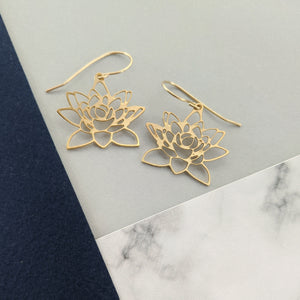 Lotus Earrings