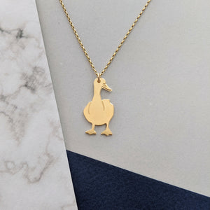 goose necklace by pieceofka