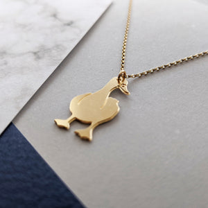 goose necklace by pieceofka