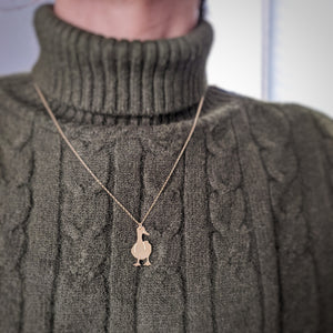 goose necklace by pieceofka