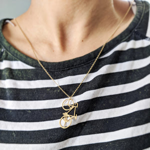 bicycle necklace