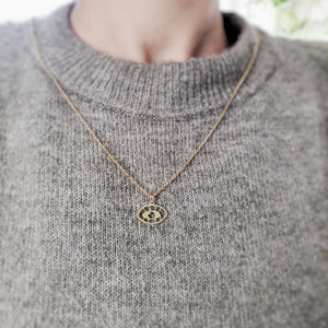 evil eye necklace by pieceofka