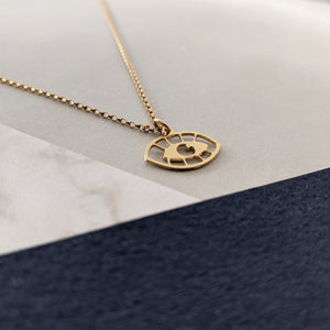 evil eye necklace by pieceofka