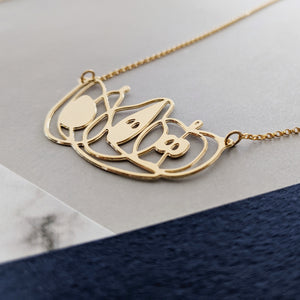 fruit necklace by pieceofka