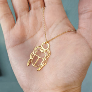 Scarab Beetle Necklace