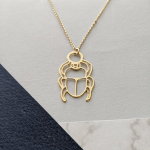 Scarab Beetle Necklace
