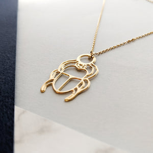 Scarab Beetle Necklace