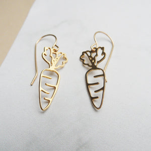 pieceofka carrot earrings