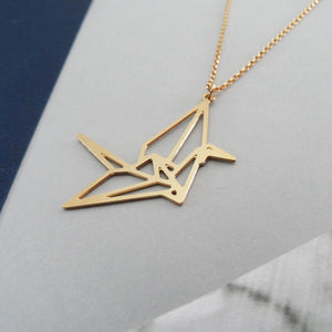 Lucky Crane Necklace