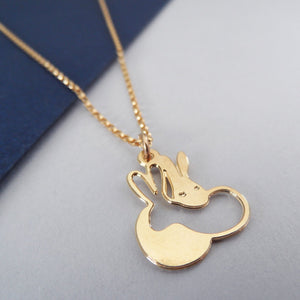 cuddle bunnies necklace by pieceofka