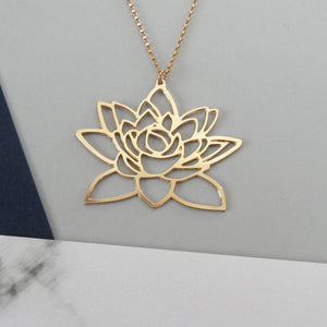Lotus Flower Necklace