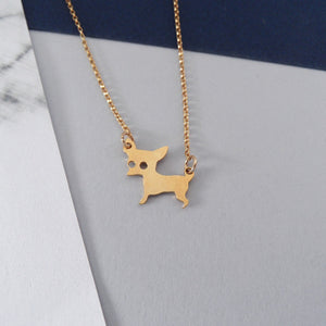chihuahua necklace by pieceofka