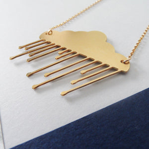 Rain Cloud Necklace