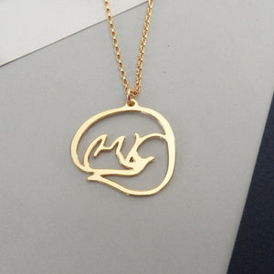 Sleeping Fox Necklace