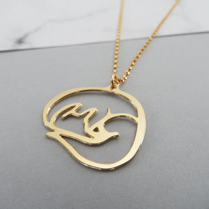 Sleeping Fox Necklace