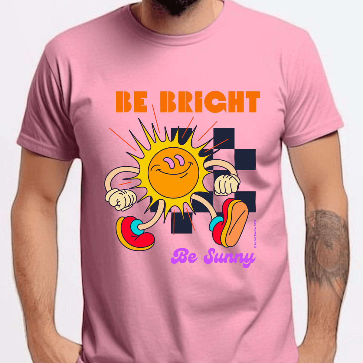 Be Bright and Sunny Print PWP T-shirt