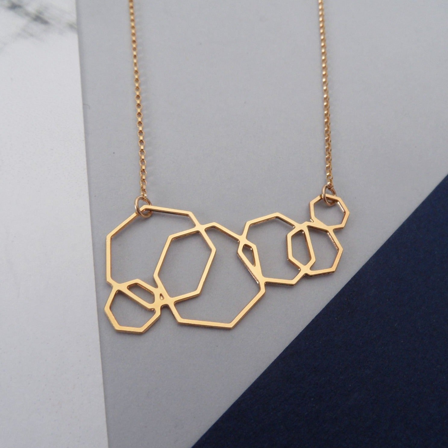 Heptagons Necklace