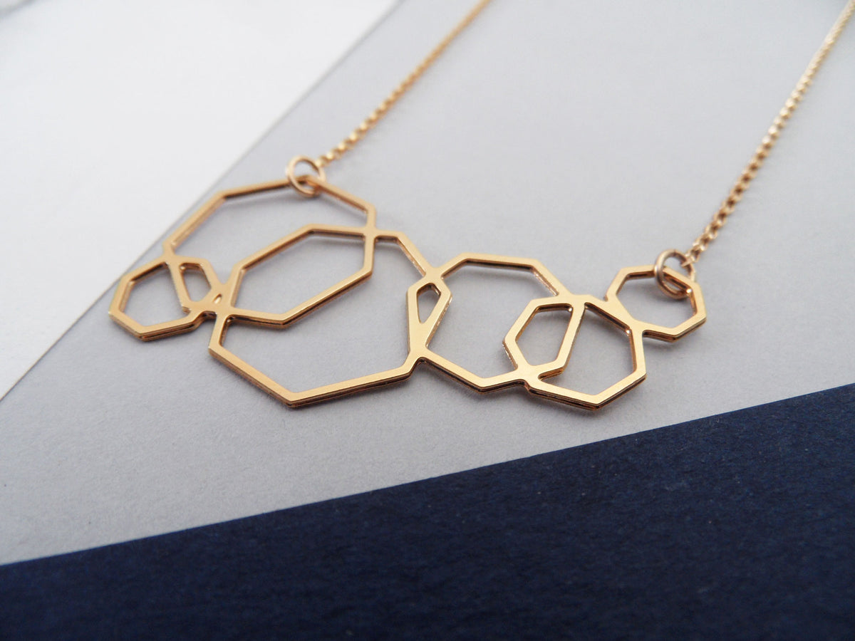 Heptagons Necklace