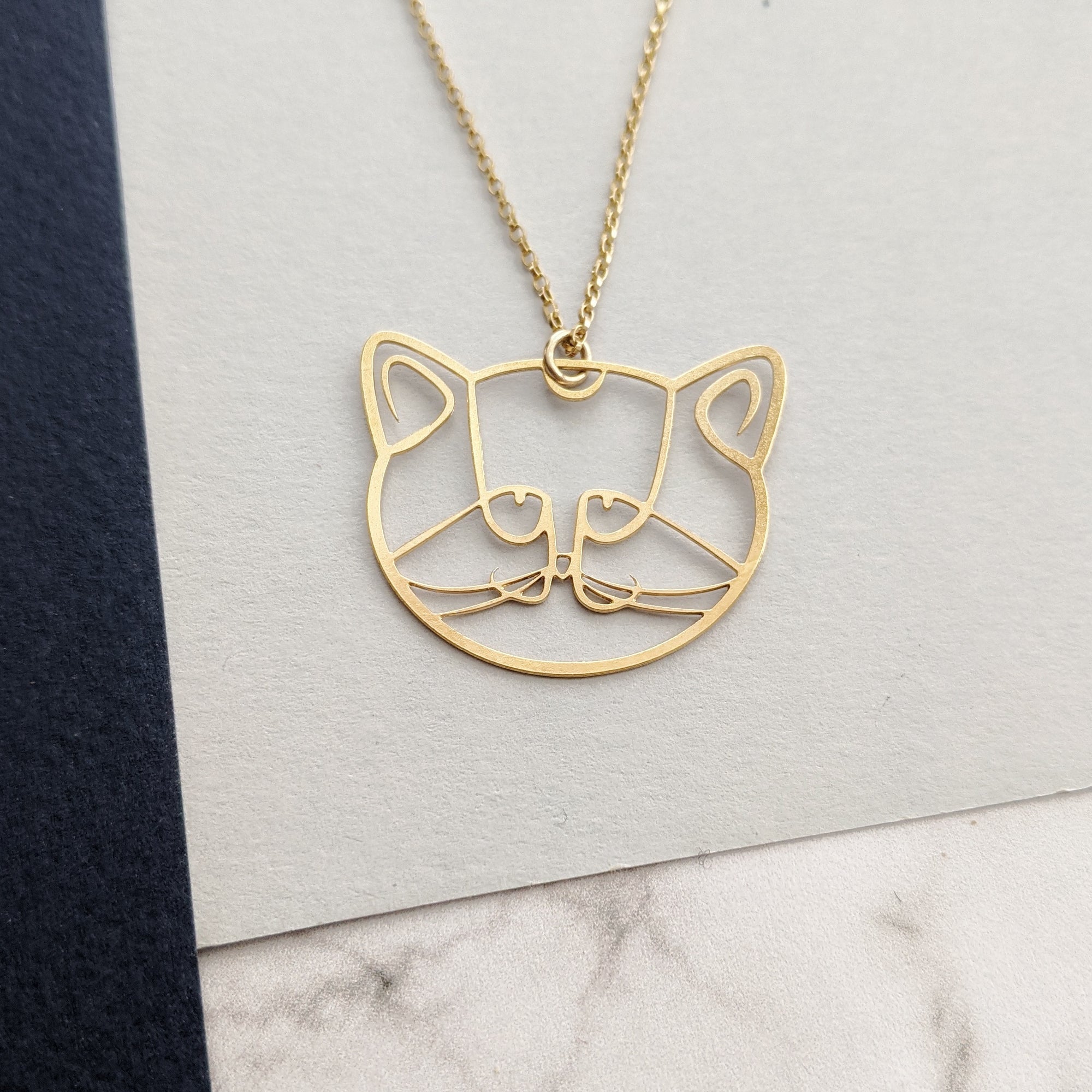 pieceofka cat necklace