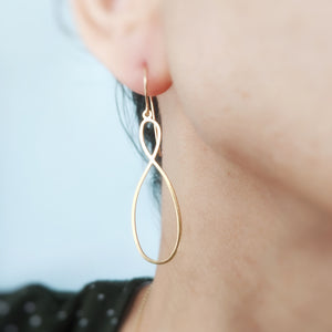 Stretched Infinity Earrings