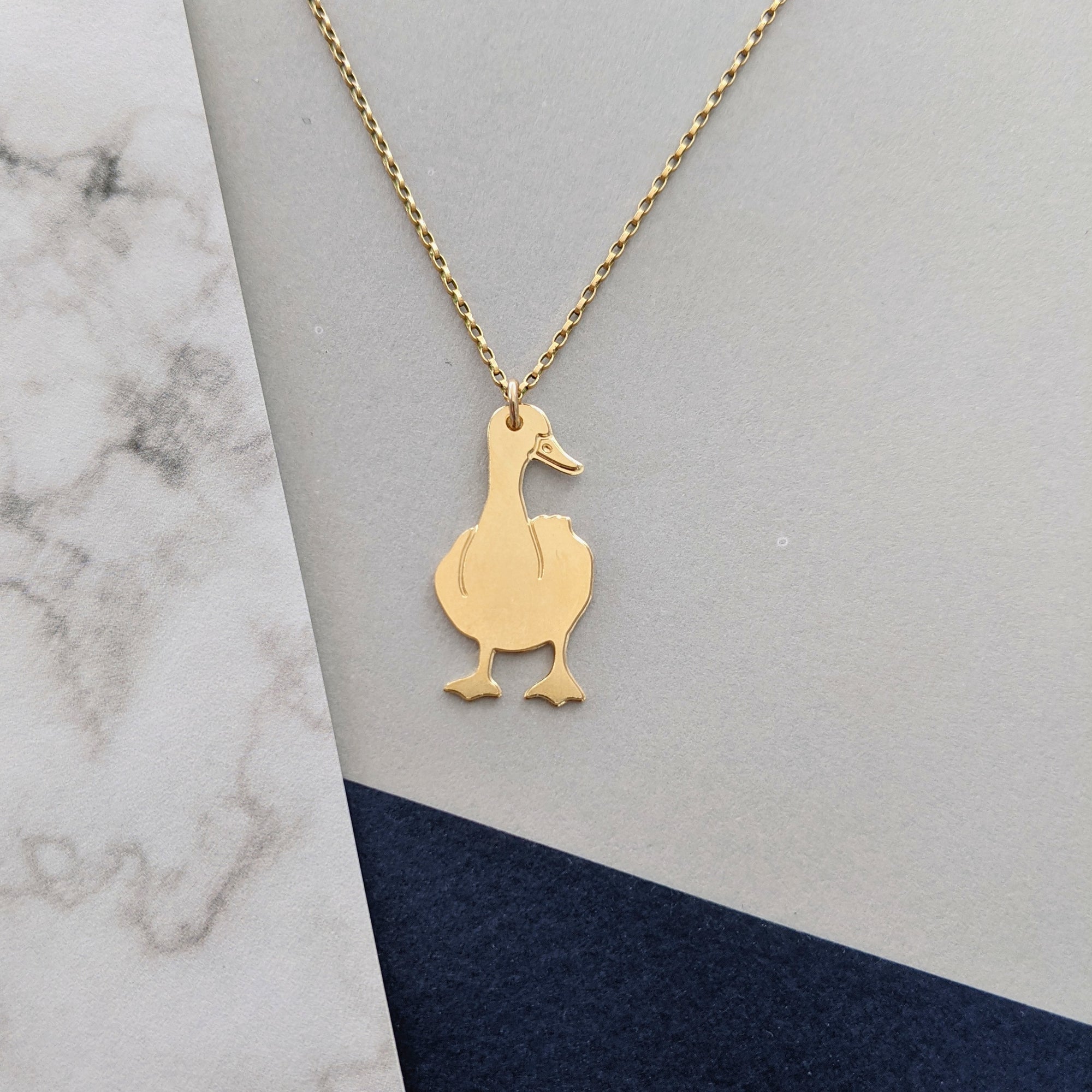 goose necklace by pieceofka