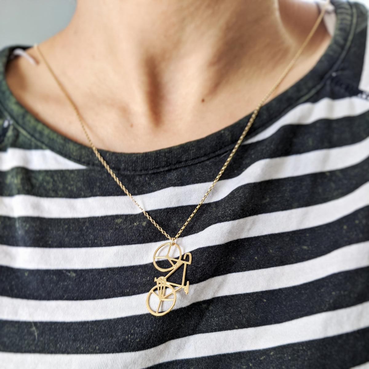 bicycle necklace