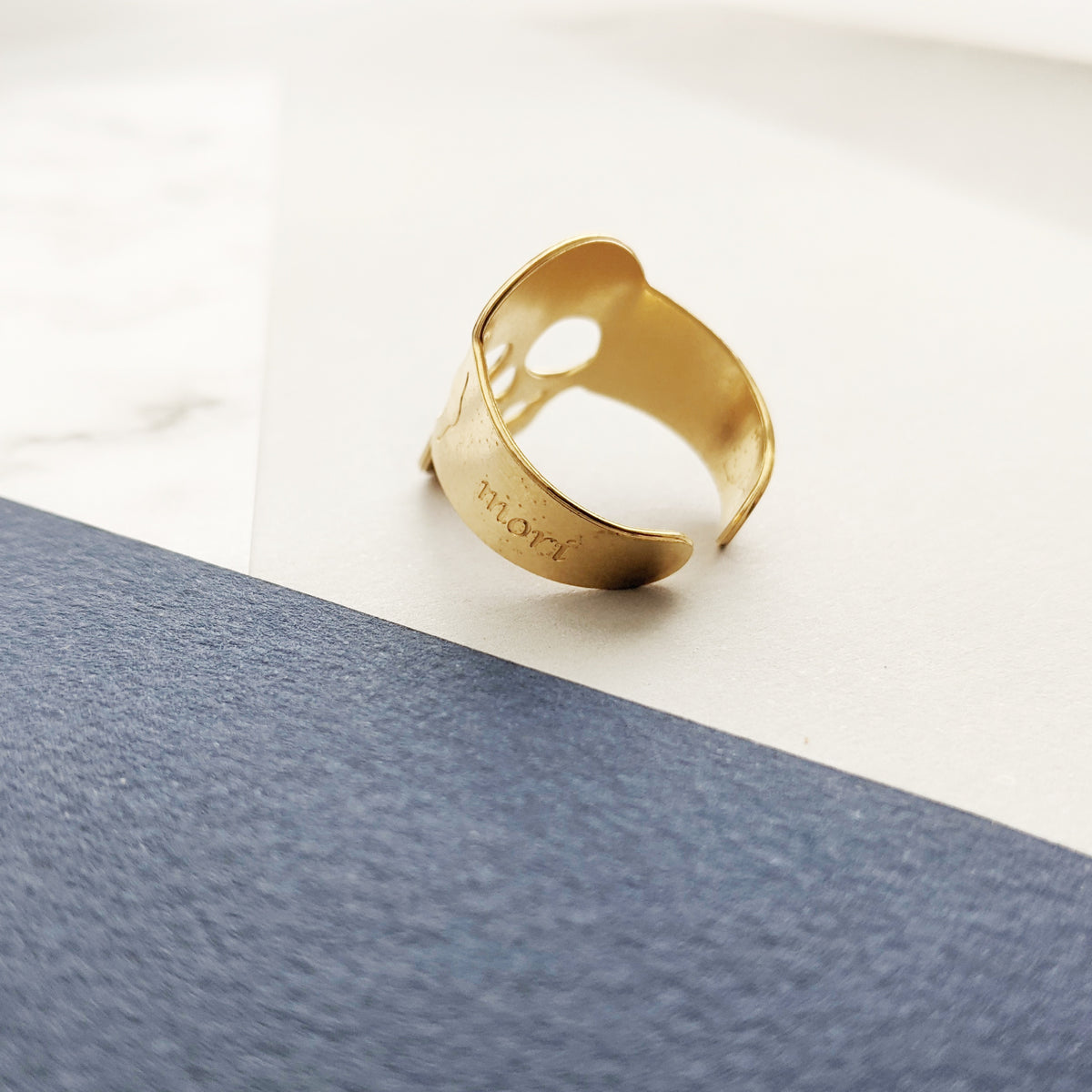 Memento Mori Skull Ring