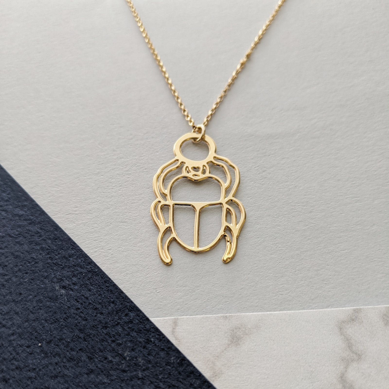Scarab Beetle Necklace