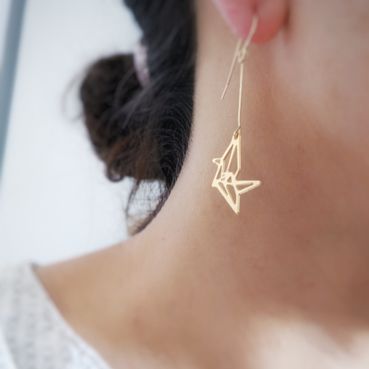 Lucky Crane Earrings