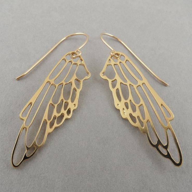 angel wing earrings