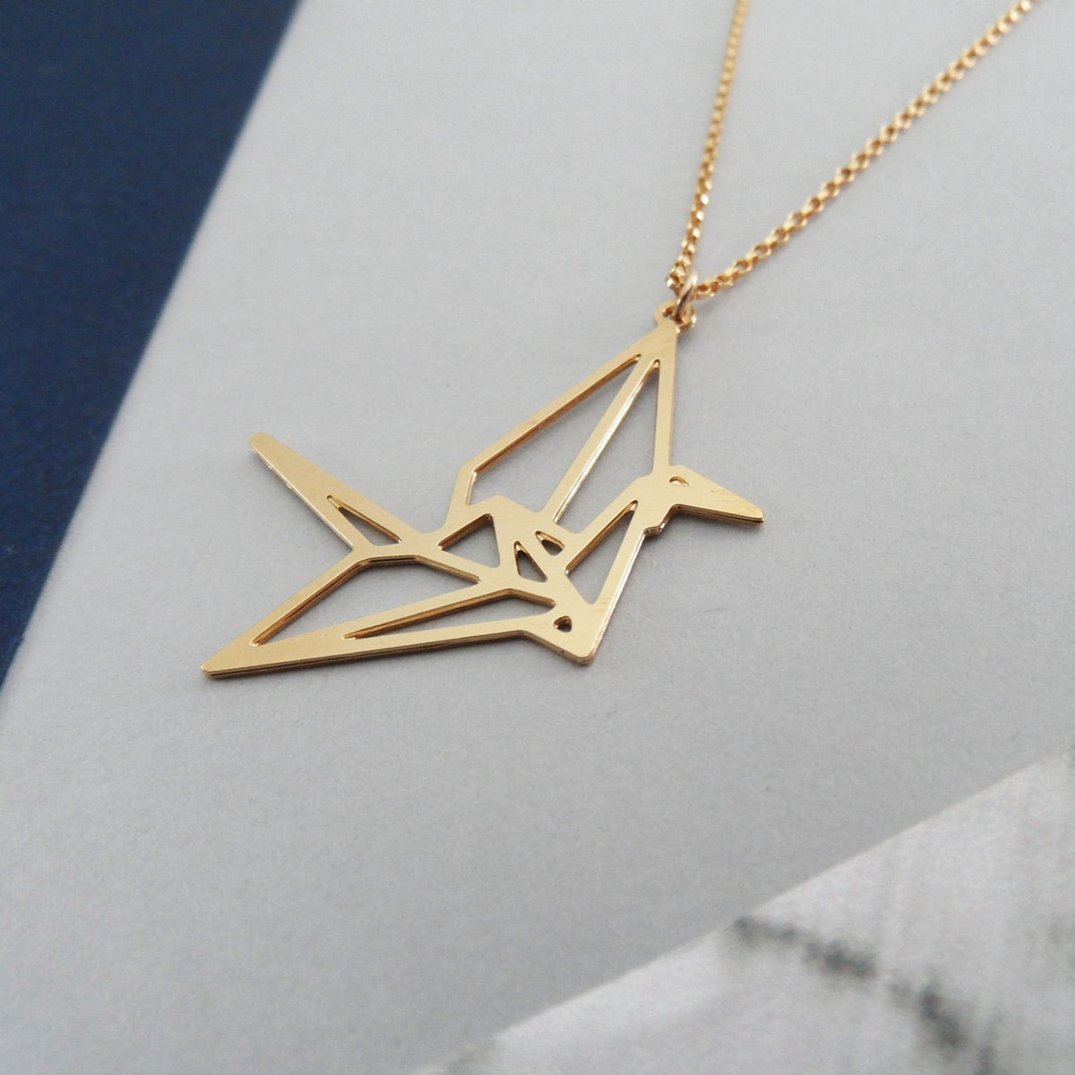 Lucky Crane Necklace