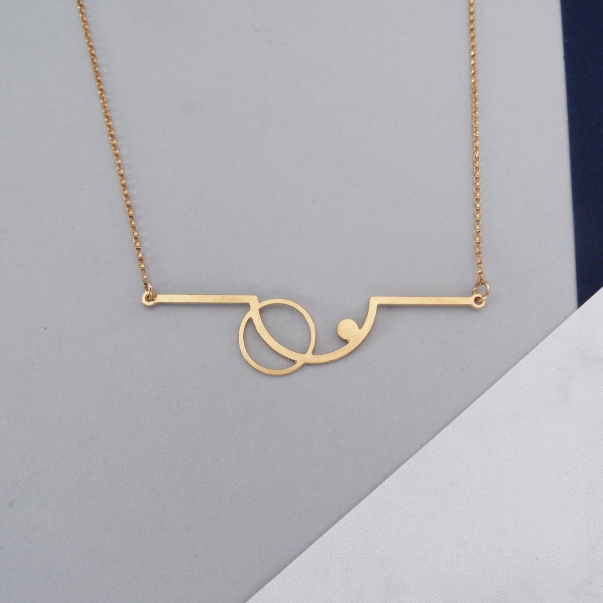 Earth Moon And Sun Necklace