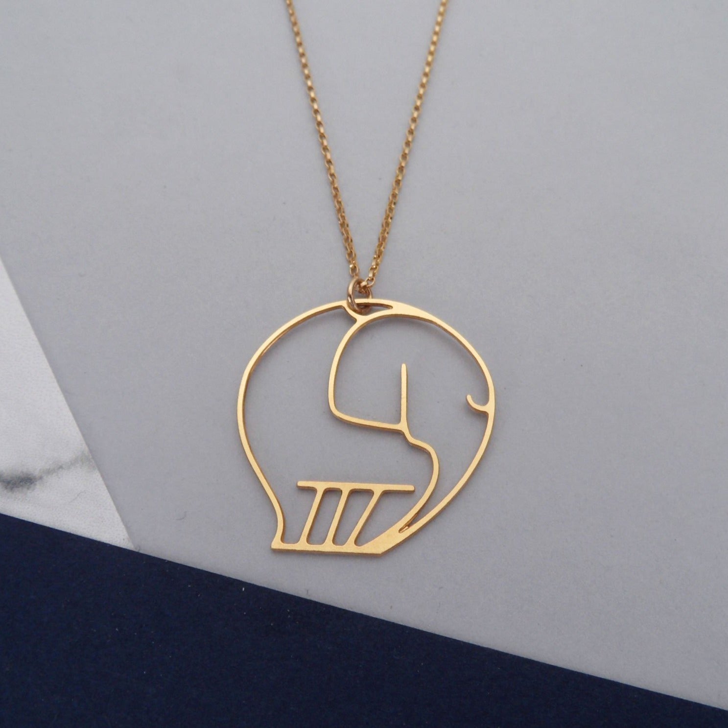 elephant necklace by pieceofka