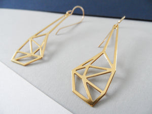 geometric earrings by pieceofka