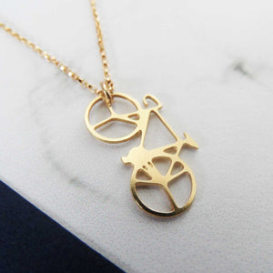 Mini Bicycle Necklace