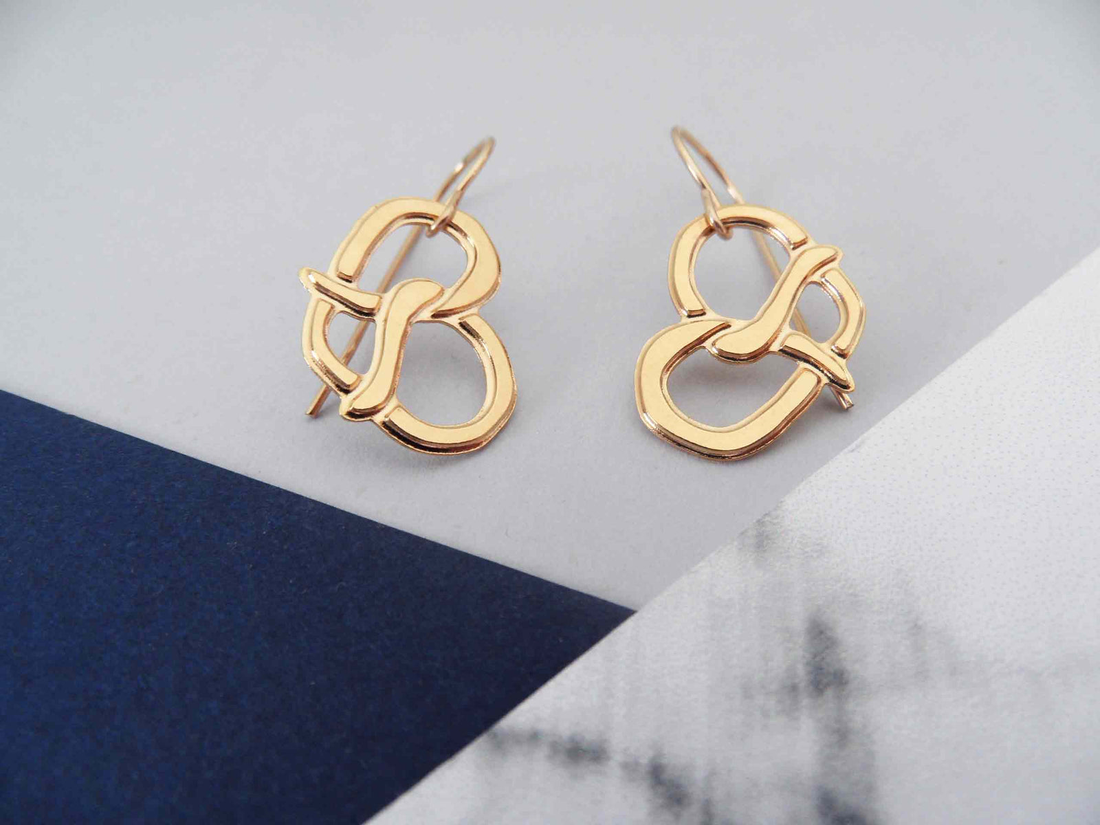 Pretzel Earrings