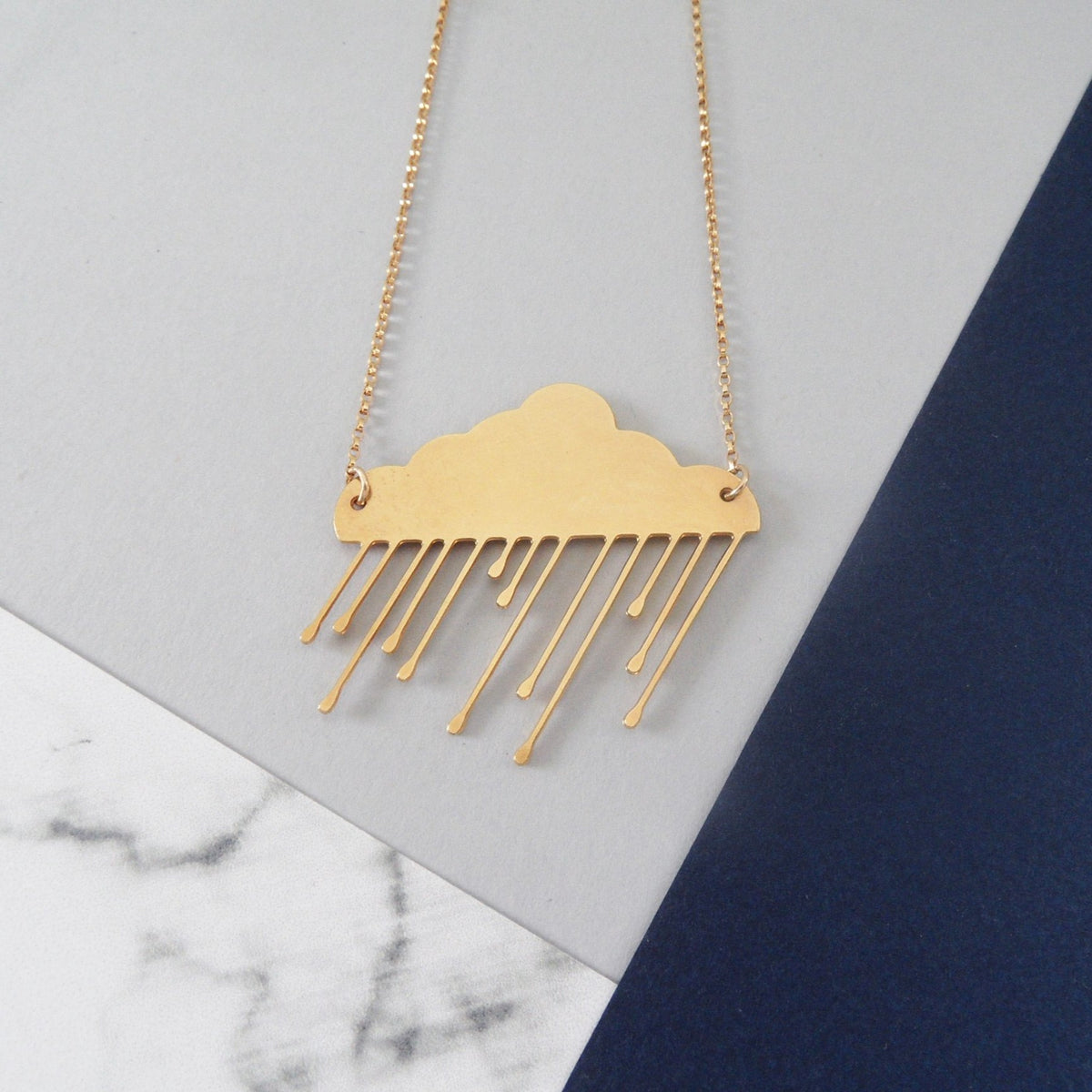 Rain Cloud Necklace