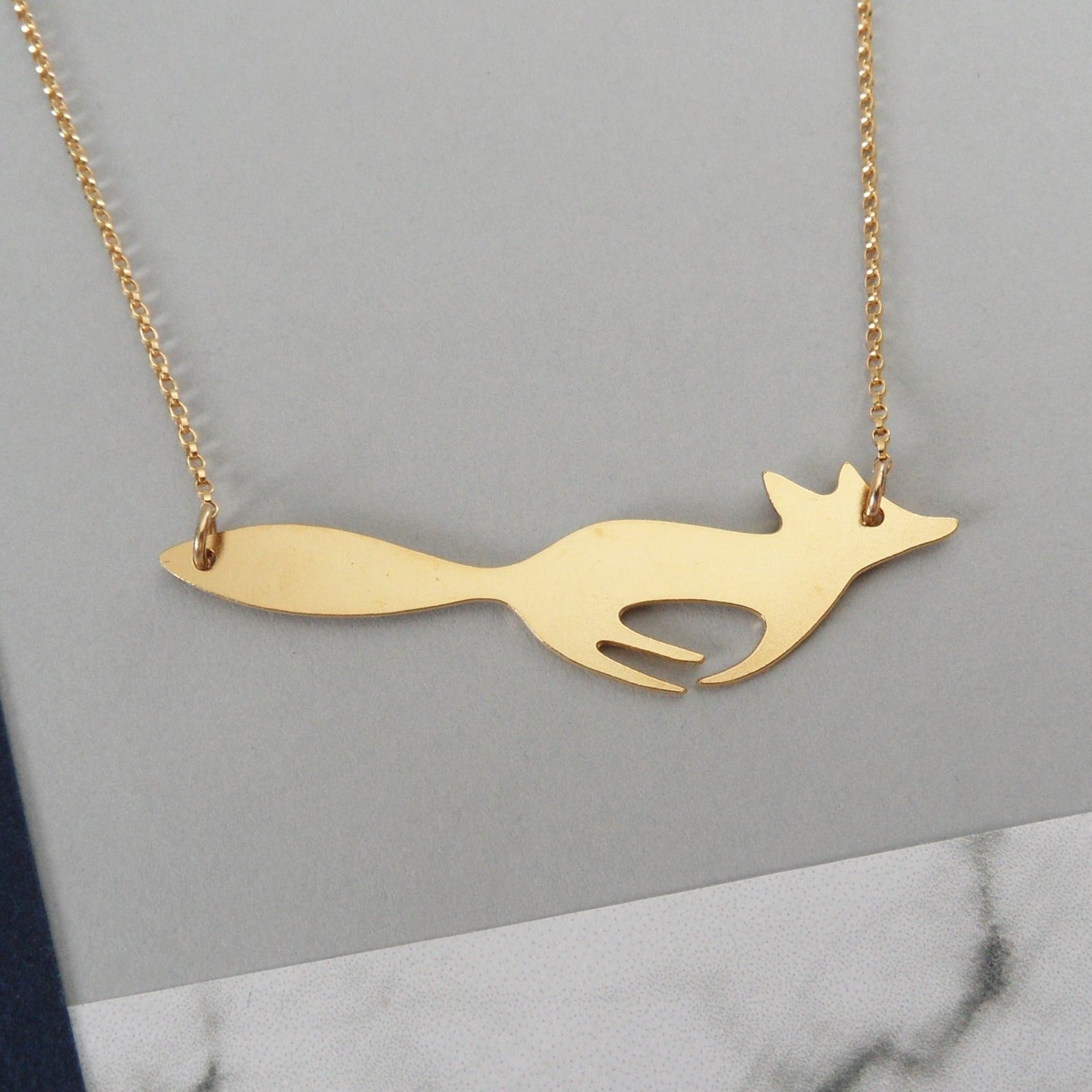 Running Fox Necklace